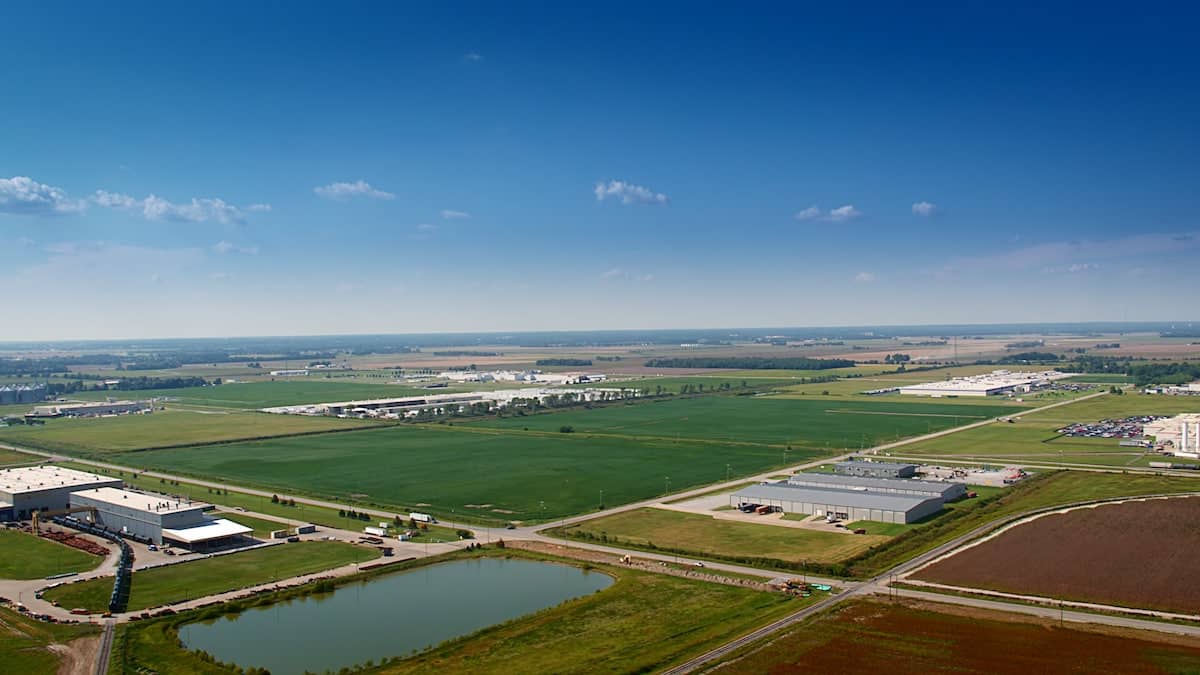 Aerial view of Jonesboro site