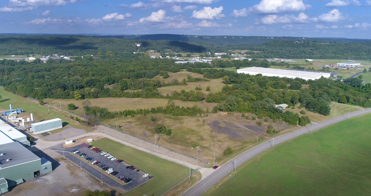 East End Industrial property aerial photograph
