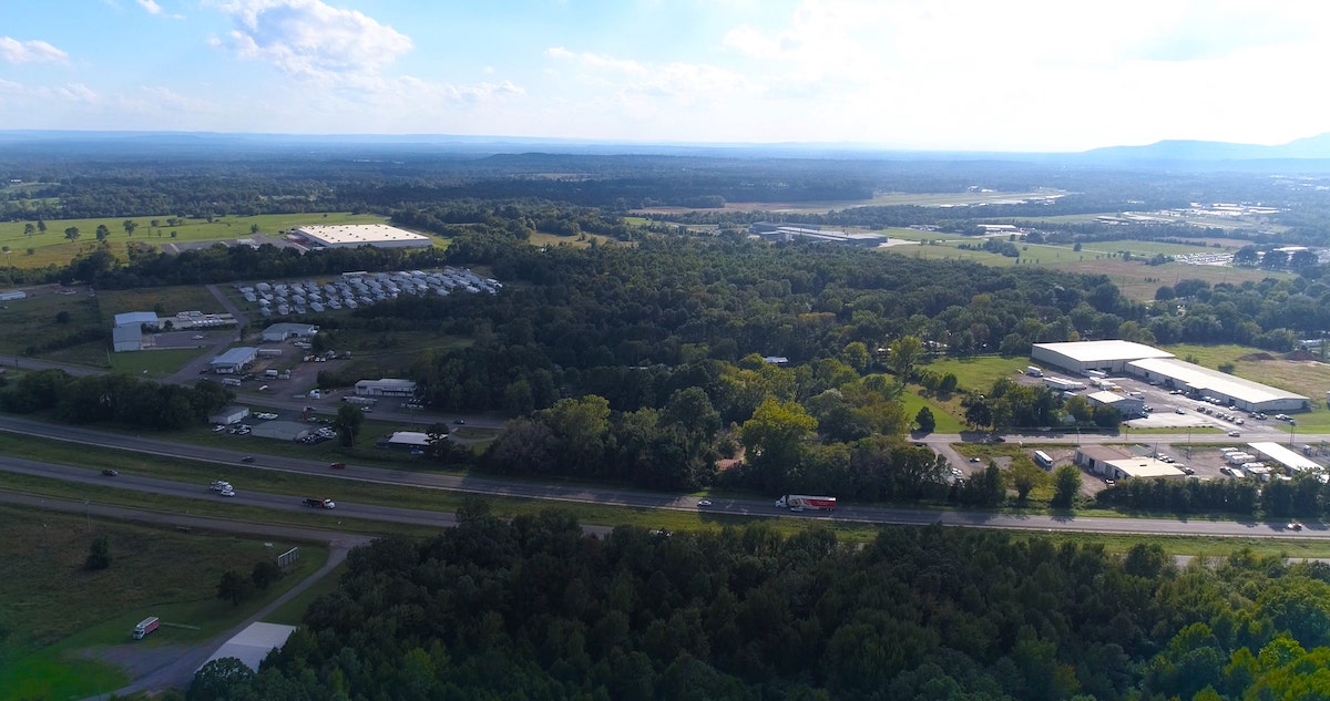 East End Industrial property aerial photograph
