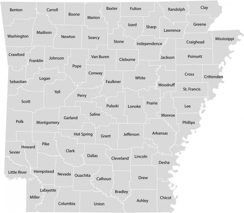 Counties in Arkansas